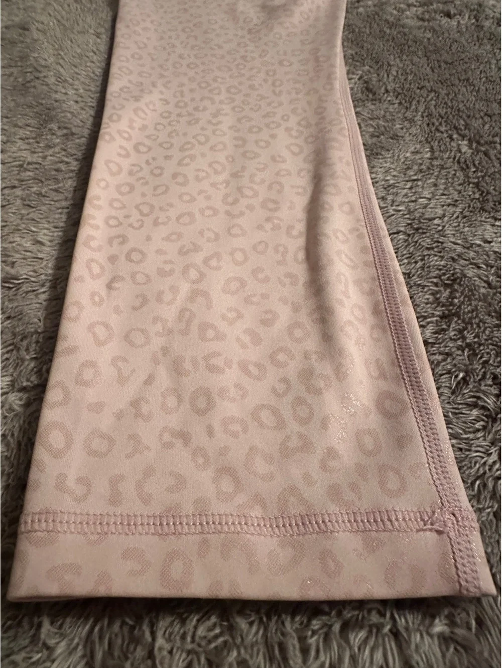 ZYIA Active Light n Tight Hi-Rise Leggings Soft Leopard Pink Size 8-10
